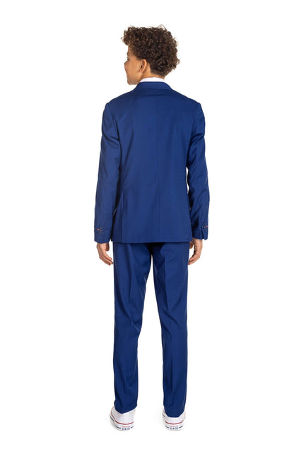 Ciemnoniebieski codzienny garnitur chłopięcy dla nastolatków <tc>OppoSuits</tc>