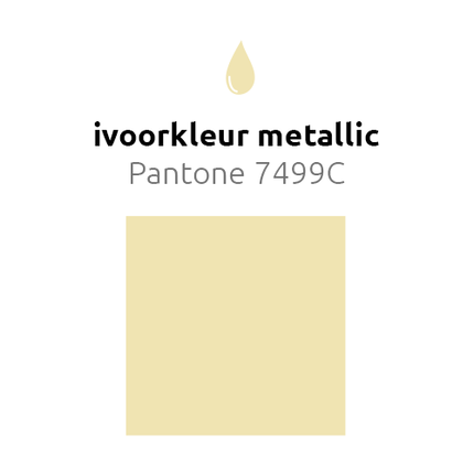 Balony w kolorze kości słoniowej Metallic 25cm 50szt