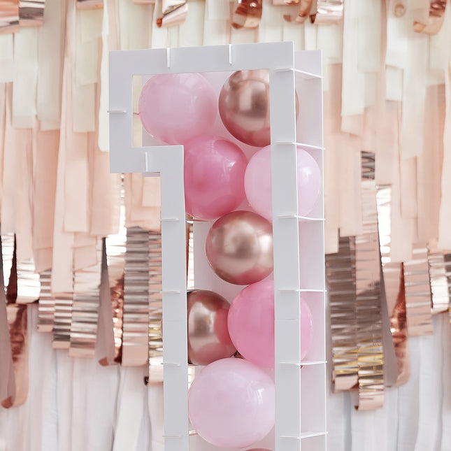 Balony białe Standard 1 Rok 81 cm