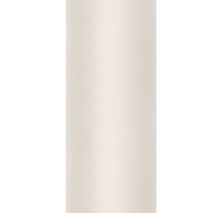 Waniliowy kremowy tiul w rolce 30cm 9m