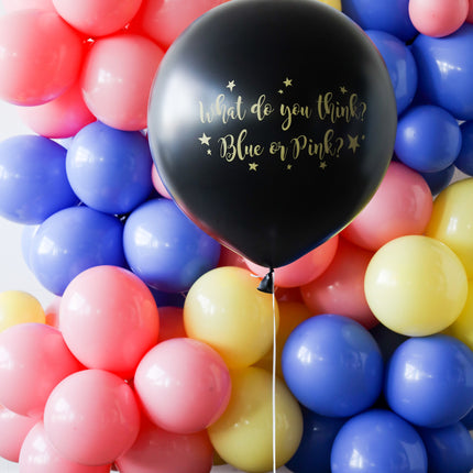 Balon ujawniający płeć Dziewczynka metaliczny 90 cm