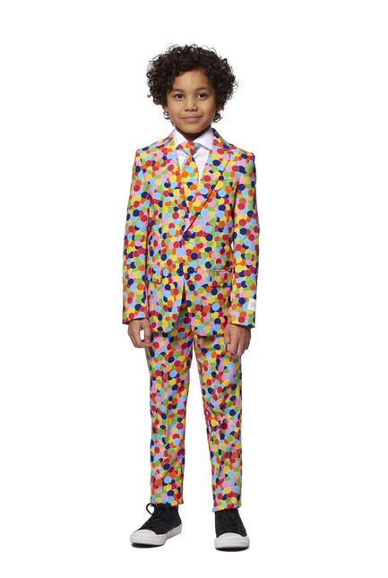 Chłopiec w garniturze z konfetti <tc>OppoSuits</tc>