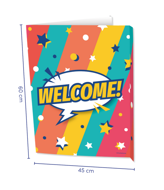 Szyldy okienne Welcome 60 cm