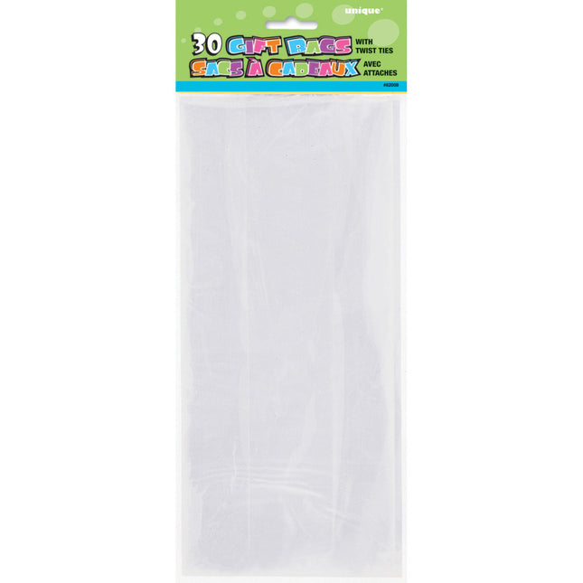 Torebki celofanowe przezroczyste 29cm 30szt