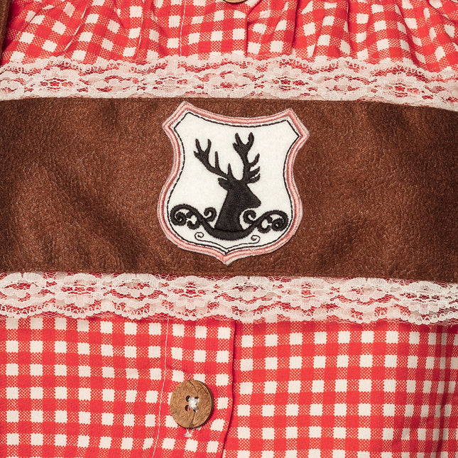 Lederhosen damskie z bluzką