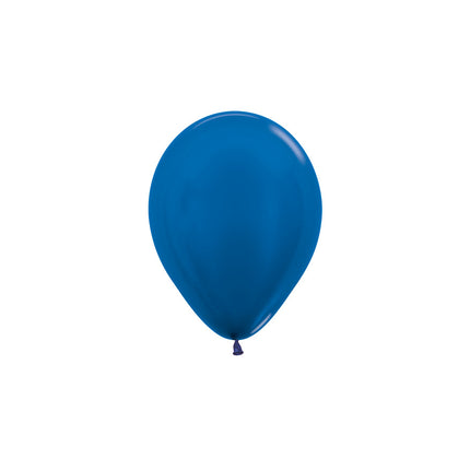 Balony Metallic Blue 12cm 50szt