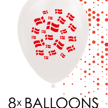 Balony Dania 30cm 8szt