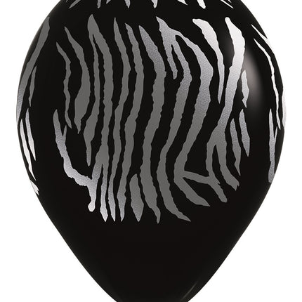 Balony Animal Print Metallic Ink 30cm 25szt