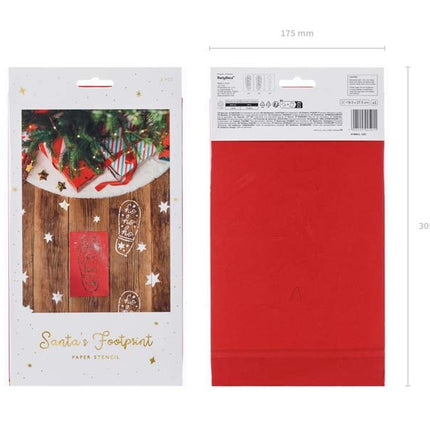 Footprint Santa 3szt