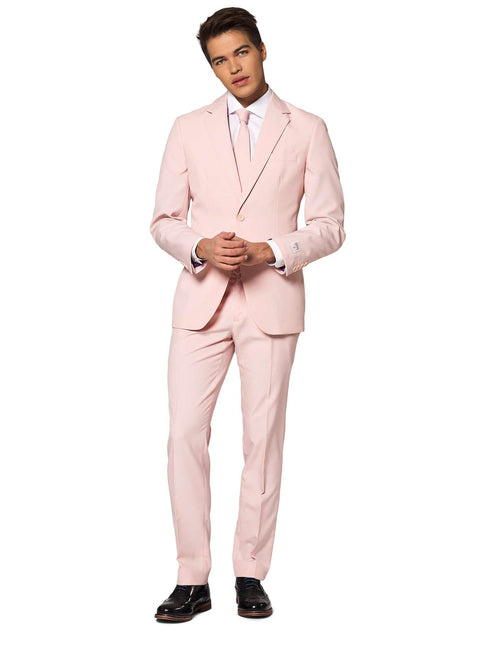 Jasnoróżowy garnitur męski <tc>OppoSuits</tc>