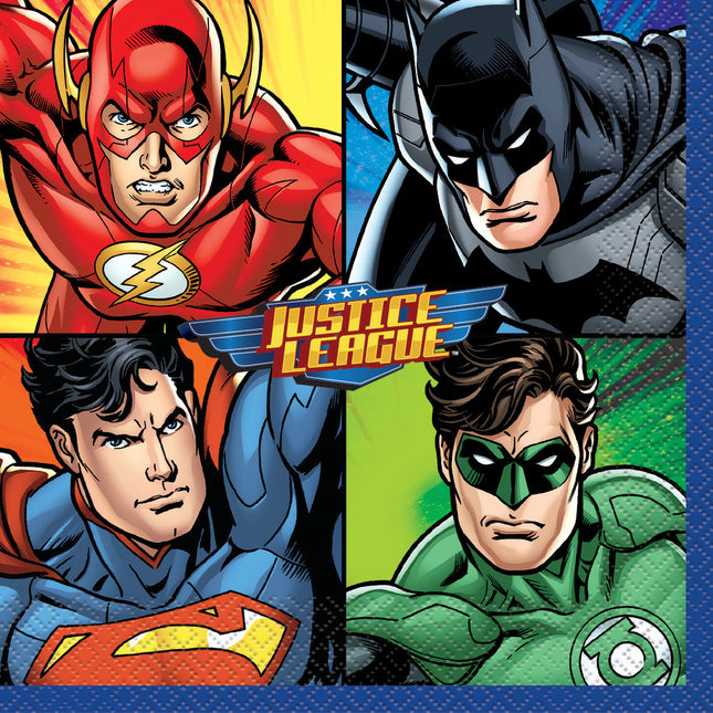 Serwetki Justice League 33cm 16szt
