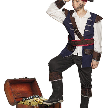 Strój pirata Szkielet dziecka