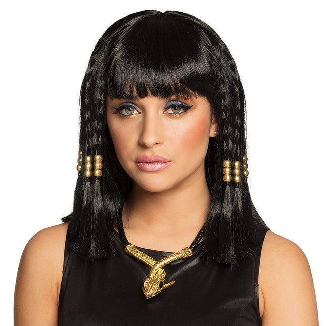 Czarna peruka Cleo