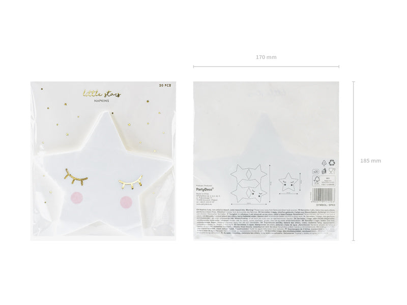 Serwetki Little Star 16cm 20szt