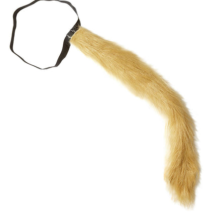 Brązowy pluszowy ogon