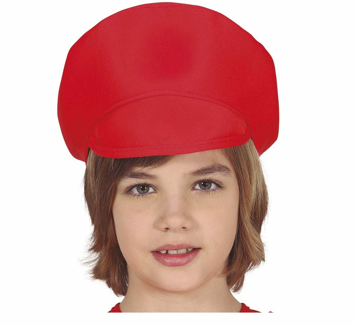 Dziecko w czerwonej czapce