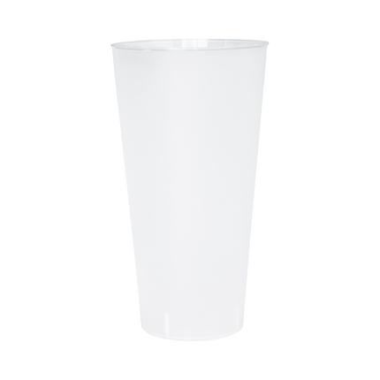 Kubki matowe wielokrotnego użytku 620ml 20szt
