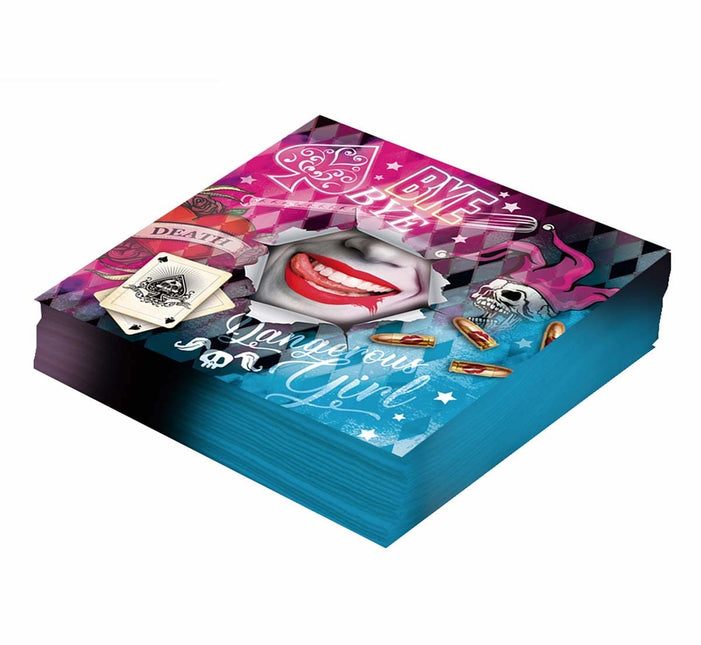 Serwetki Suicide Squad 33cm 12szt