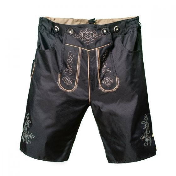 Lederhosen krótkie czarne i szelki