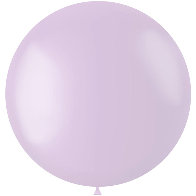 Balon w pudrze liliowy 80 cm