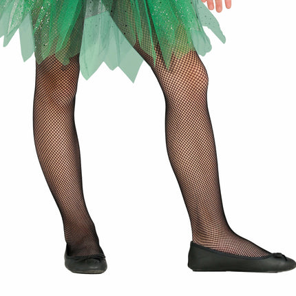 Czarne legginsy Fishnet Child