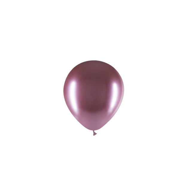 Balony jasnofioletowe chrom 13cm 100szt