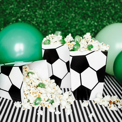 Tacki na popcorn Football 12cm 6szt