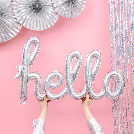 Balon foliowy Hello Holographic 72 cm