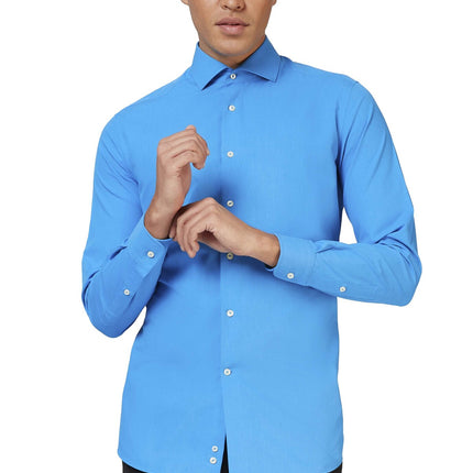Niebieska koszula męska <tc>OppoSuits</tc>