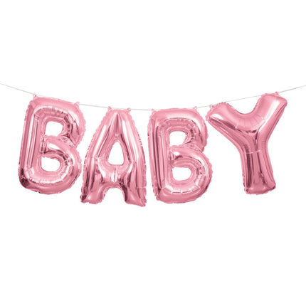 Balon foliowy Baby Pink 35 cm