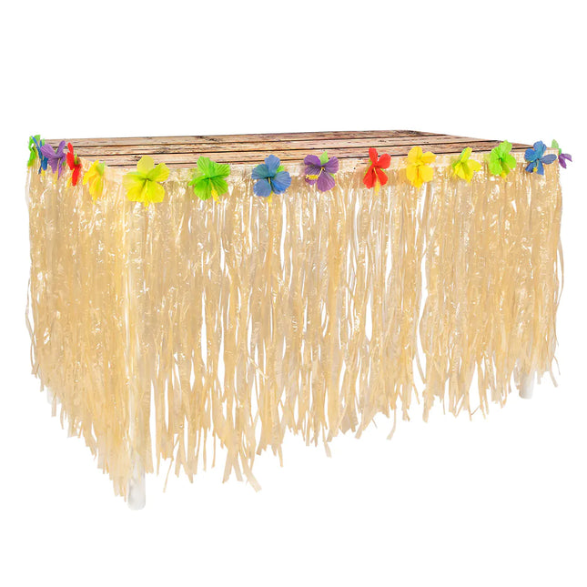 Hawaii Table Skirt Natural 3m