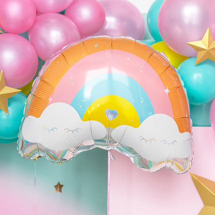Balon helowy Rainbow pusty 55cm
