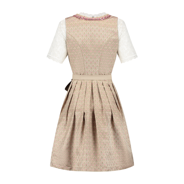 Złoto-różowa sukienka Dirndl Oktoberfest Ladies 2 szt.