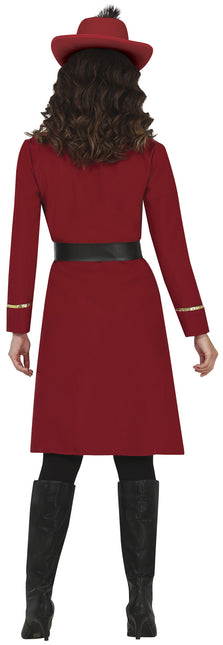 Kostium pirata Bordeaux Red Ladies