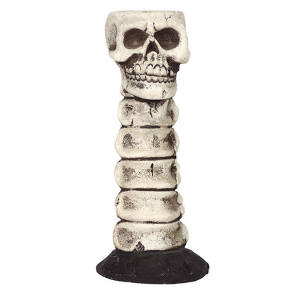 Świecznik na Halloween Czaszka 17 cm