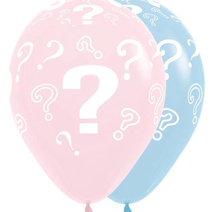 Balony Znaki zapytania Pastel Matte 30cm 25szt