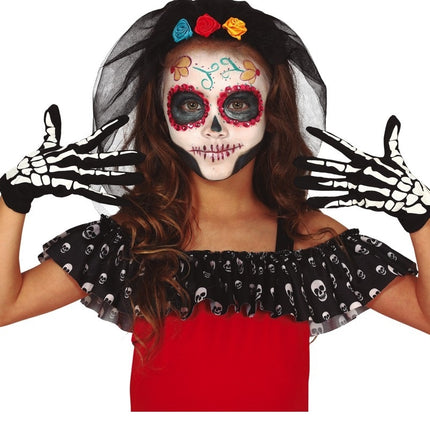 Rękawiczki dziecięce na Halloween