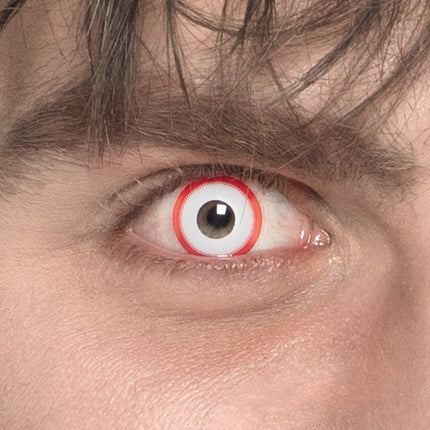 Soczewki kolorowe Psycho White Red