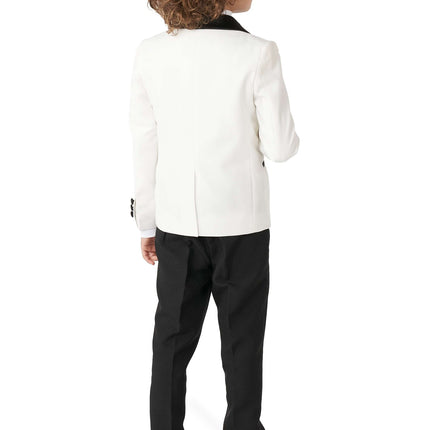 Chłopiec w białym smokingu <tc>OppoSuits</tc>