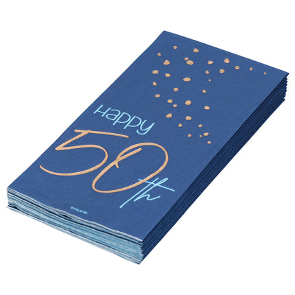 Serwetki 50 Years Blue 33cm 10szt