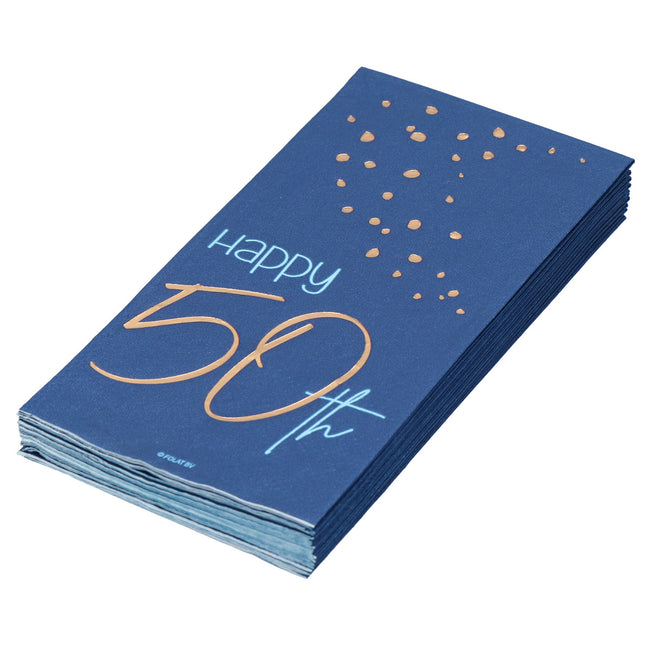 Serwetki 50 Years Blue 33cm 10szt