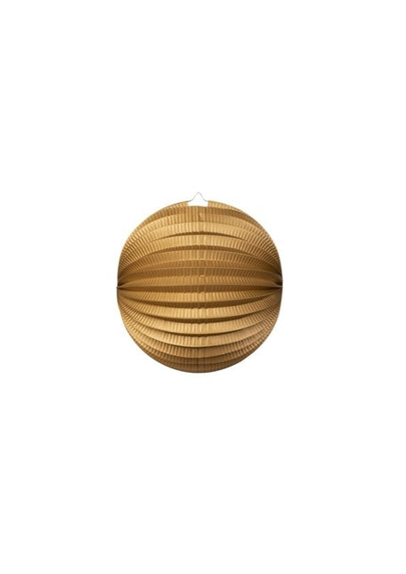 Złoty lampion metaliczny 25 cm