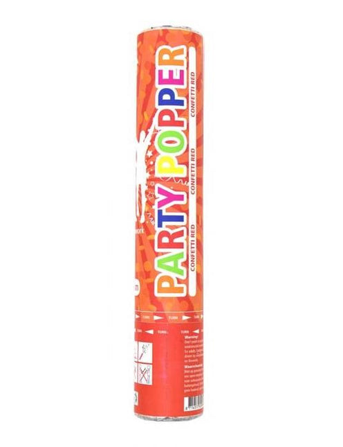 Armatka konfetti czerwona 28 cm