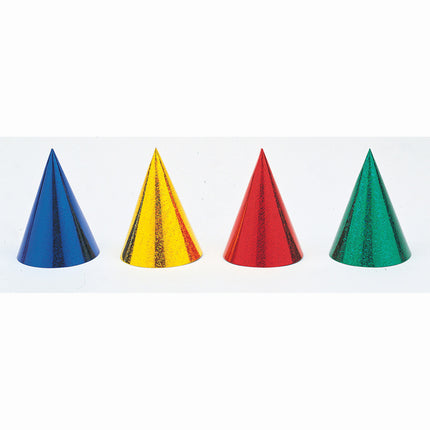 Kapelusze imprezowe kolorowe 15cm 8szt