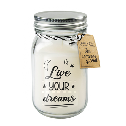 Świeca zapachowa Live Your Dreams 14cm
