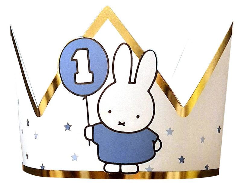 Miffy Crown 1 Year Blue 9,5cm