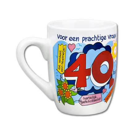 Kubek 40 Years Woman 12cm