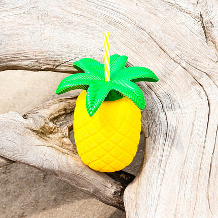 Kubek ze słomką Ananas