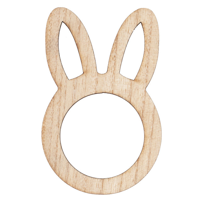 Wielkanocna dekoracja stołu Drewniany królik 6,5 cm