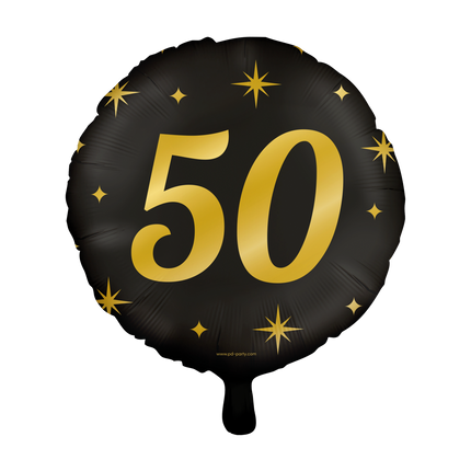 Balon helowy 50 lat pusty 30 cm